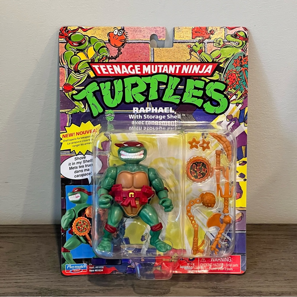 Teenage Mutant Ninja Turtles (Playmates 2022) - Raphael WITH Storage Shell